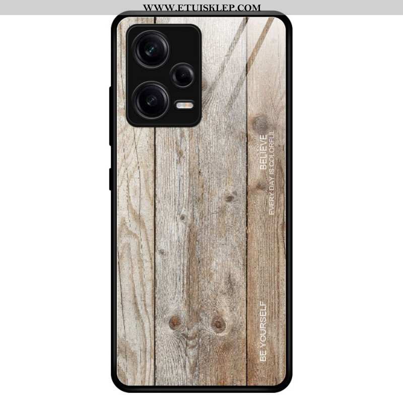 Futerały do Xiaomi Redmi Note 12 Pro Szkło Hartowane W Stylu Drewna